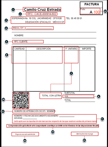 facturas cbb formato libre para que imprimas tus propias facturas formato de factura en blanco
